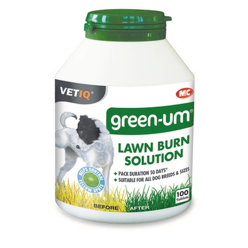 VetIQ Green-UM Lawn Burn Solution Tablets For Dogs (100 Tablets) (May Vary)