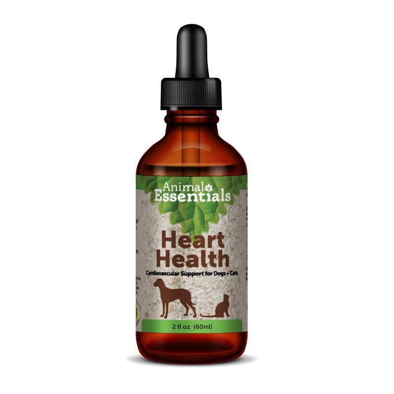 Animal Essentials Heart Health for Dogs & Cats – Cardiovascular Support Supplement, Healthy Heart, Organic Hawthorn Berry, Herbal Tincture – 2 Fl Oz 2 fl oz (60 ml)