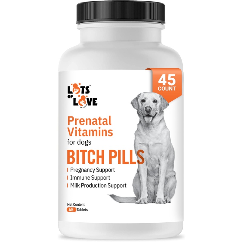 Bitch Pills – Pregnant Dog Prenatal Vitamins – 45 Tablets