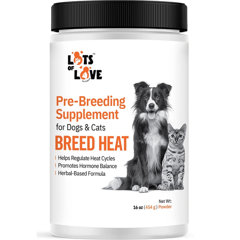 Breed Heat – Breeding & Reproductive Supplement for Dogs & Cats (Formerly Thomas Labs, Same Product) – 16 oz Powder