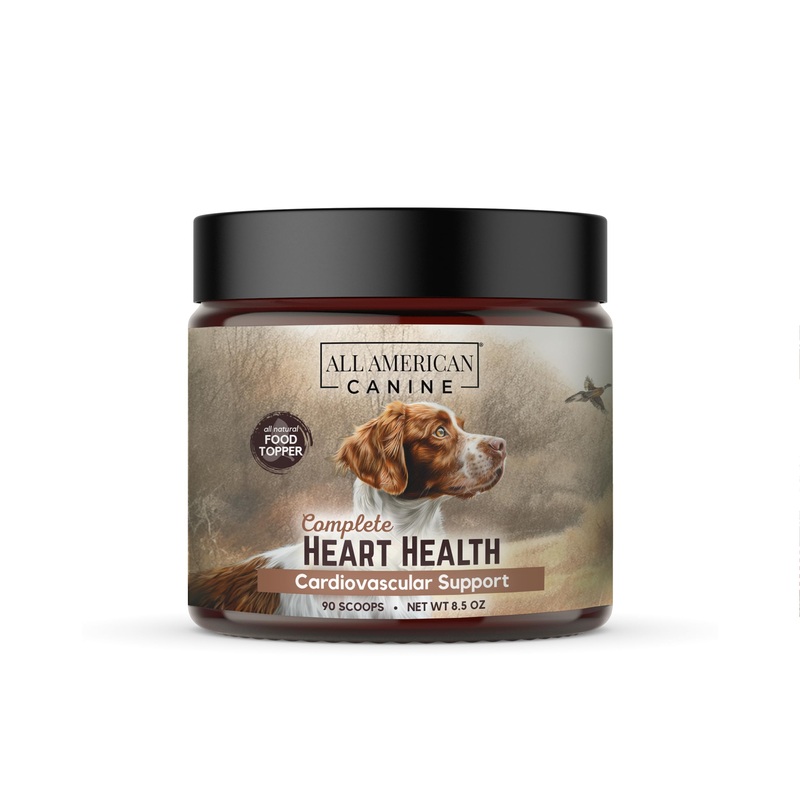 Complete Heart Health Cardiac Function Support Powdered Supplement Food Topper for Dogs, 90 Servings