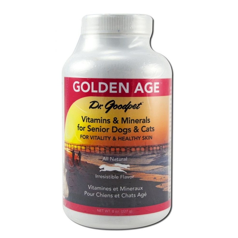 Golden Age All Natural Potent Multi-Vitamin/Mineral Powder for Adult Dogs & Cats