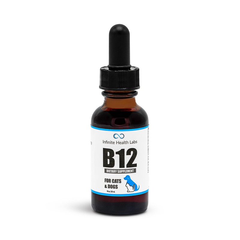 Liquid Vitamin B-12 for Dogs and Cats – Vet Formulated – Effective for All Animals Methylcobalamin (Methyl B12) – Energy, Appetite and Mood – Made in USA