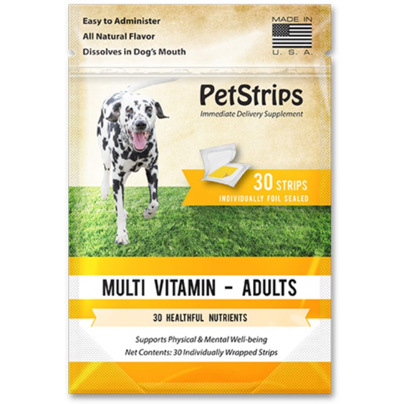 Multi Vitamin Adult for Dogs, 30 Individually Foil Sealed Strips