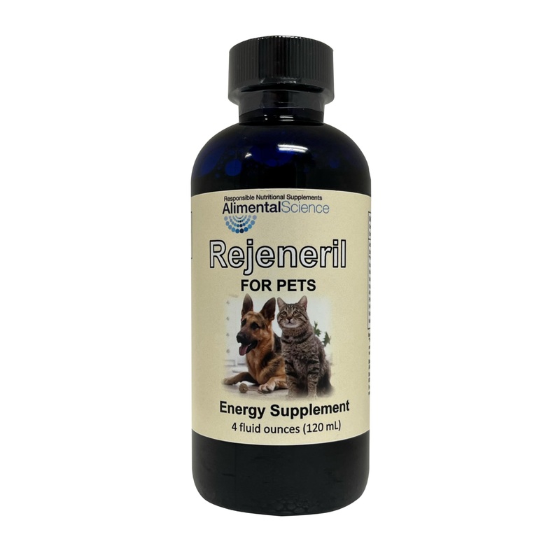 Rejeneril-FP 4oz up to 240 Servings Naturally Relieve Fatigue in Pets Increase Energy Normal Appetite Immune Support Dog Cat & Pet Formulation Antioxidant Vitamin Mineral Supplement Longevity Vitality