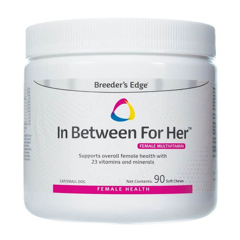 Revival Animal Health Breeder’s Edge in Between for Her, Female Multivitamin for Cat/Small Dog- 90 ct