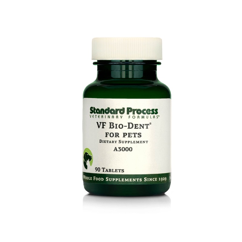 Standard Process VF Bio-Dent for Pets – Bone Growth & Healthy Tissue Support Pet Supplement – Overall Mouth Health Support Supplement – Nutritional Supplement for Cats & Dogs – 90 Tablets