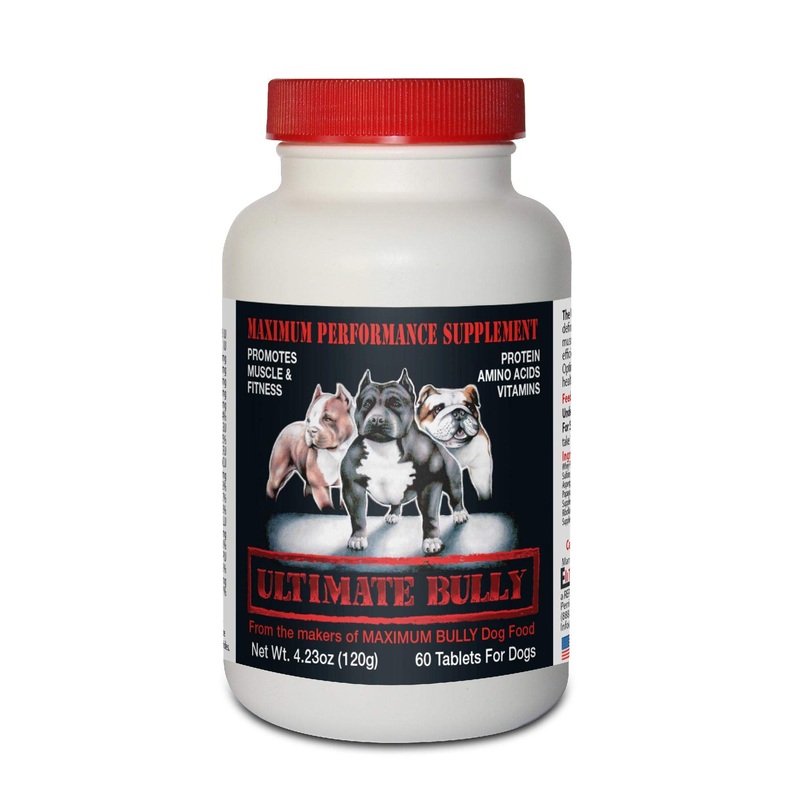 Ultimate Bully – Maximum Performance Canine Supplement, 60 Tablets, Made in The USA
