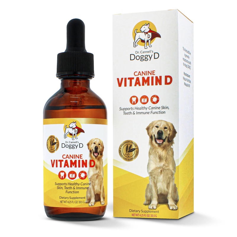 Vitamin D3 Liquid for Dogs Cats, 60mL, 60 Count at 1ml Dose