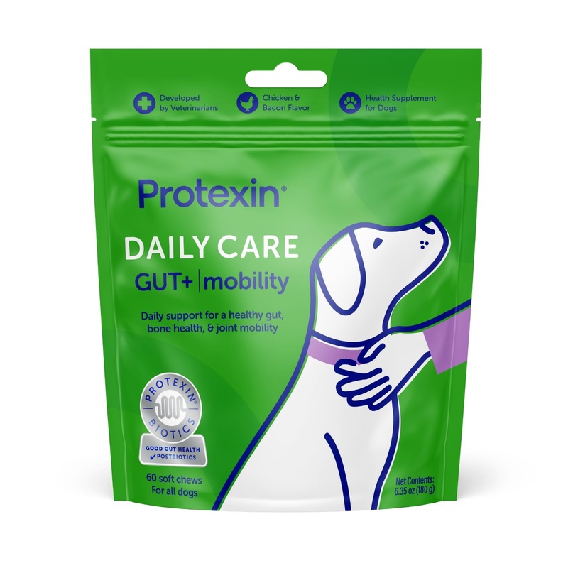Daily Care Gut+ Mobility, 60 postbiotic Dog Supplement Chews  Chicken and Bacon Flavored