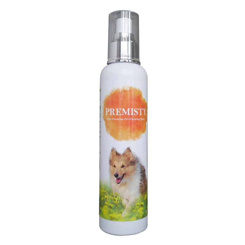 Dog Dry Shampoo Spray – Waterless Dog Shampoo Pet Cleaning Spray to Remove Dirt and Grime from Mouth, Eyes and Body | Chemical Free Dog Shampoo for Cats, Ferrets and Furry Pets | 250ml