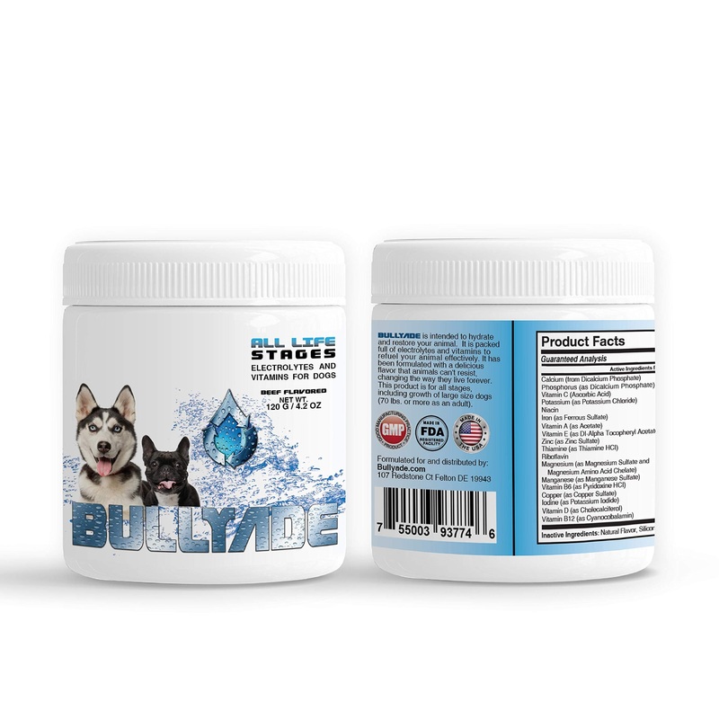 Natural Dog Supplement with 18 Vitamins & Minerals. Mixes with Water or Food. (Beef) Beef