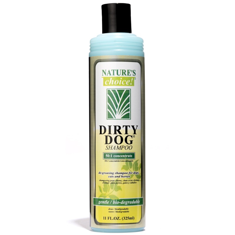 Nature’s Choice Dirty Dog Shampoo – Natural Pet Shampoo for Dogs, Cats, Horses – Cruelty-Free, Detergent-Free, Non-Toxic Deodorizer and Moisturizer Shampoo for Pets – Concentrated 50:1 (11oz)