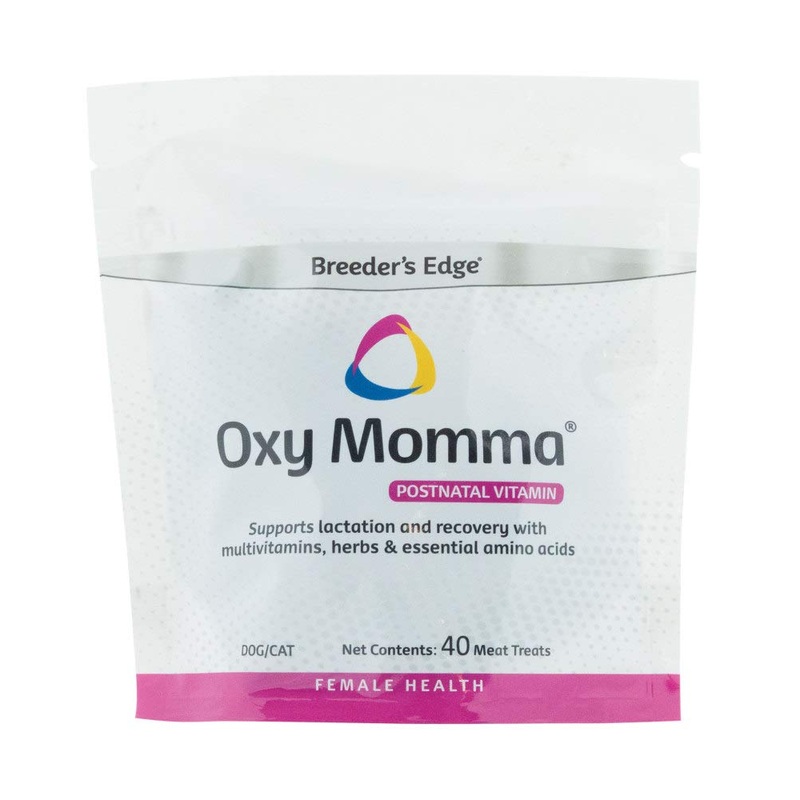 Revival Animal Health Breeder’s Edge Oxy Momma- Nursing & Recovery Supplement- 40ct Meat Treats (Packaging May Vary)