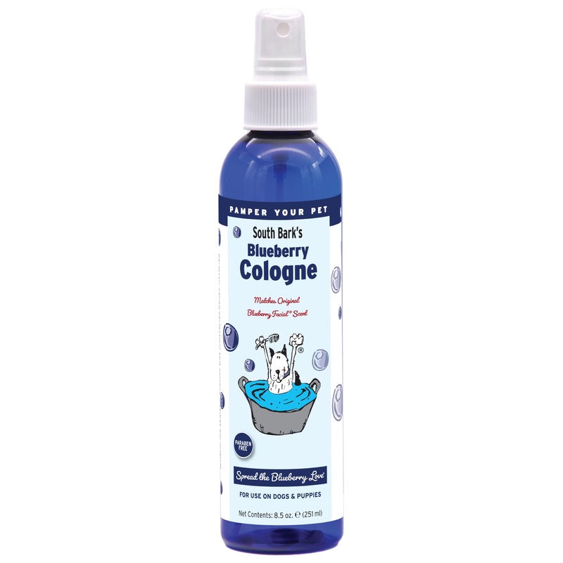 South Bark’s Original Blueberry Dog Cologne 8.5 oz. | Dog Perfume Long Lasting | Deodorizing Spray | Same Scent As The Famous Blueberry Facial Original Blueberry – sugary goodness! 8.5 Fl Oz (Pack of 1)