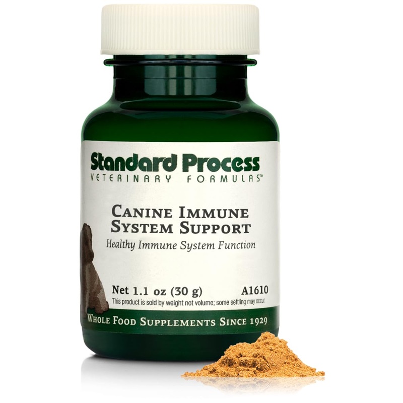 Standard Process Canine Immune System Support – Immune Support Supplement for Dogs – Powder Canine Supplement Aids Overall Health & Wellness – Immunity Support Supplement with Zinc & Kelp – 30 g 1.1 Oz (Pack of 1)
