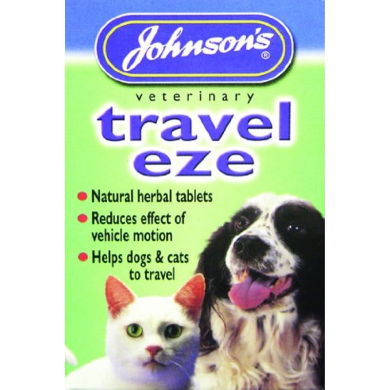 Travel-Eze Dog Travel Sickness Tablets – Johnson’s (TP)(JTST)