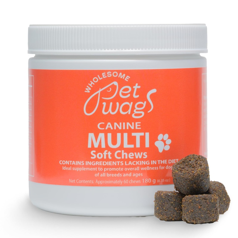 Canine Multi Soft Chews | Chewable Supplements for Dogs, Dog Supplement, Glucosamine, Chondroitin & Multivitamins | 60 Chews (180g, 6.35 oz.)