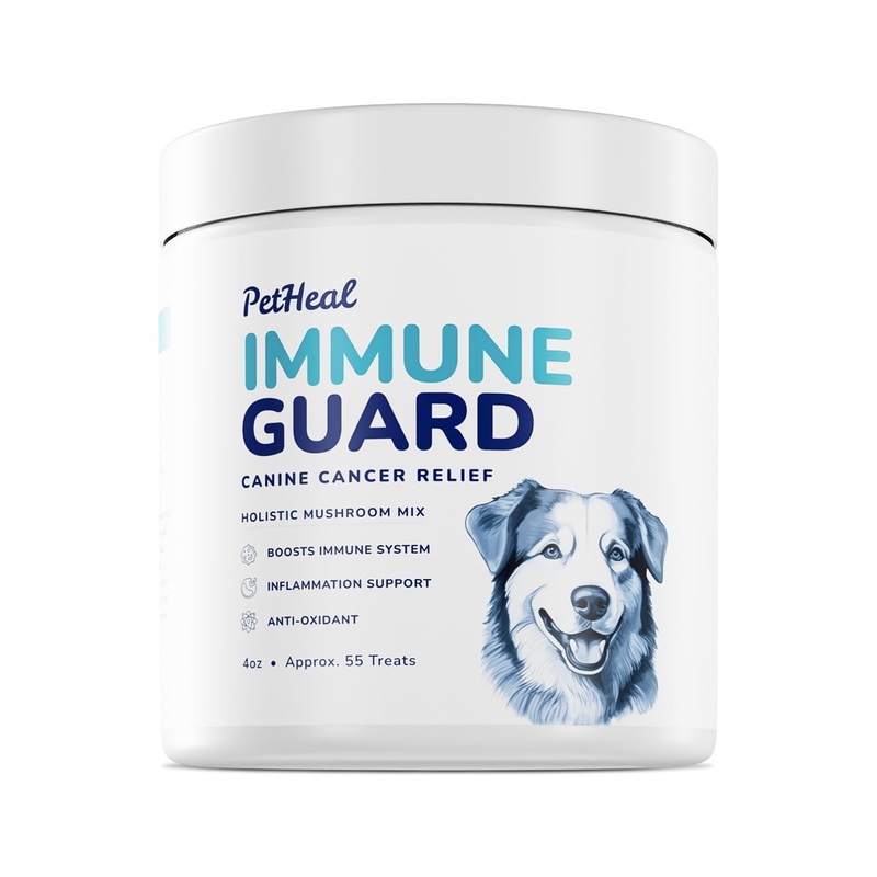 Immune Guard – Advanced Support for Dogs with Cancer- Natural Ingredients – Peanut Butter Flavor – APRX. 55 Soft Chews