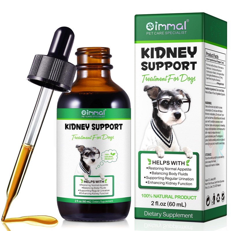 Kidney Support for Dogs – Kidney Support Supplement, Supports Immune, Urinary & Kidney Health Function, Natural Herbal Supplement (2 Fl Oz) 2 Fl Oz