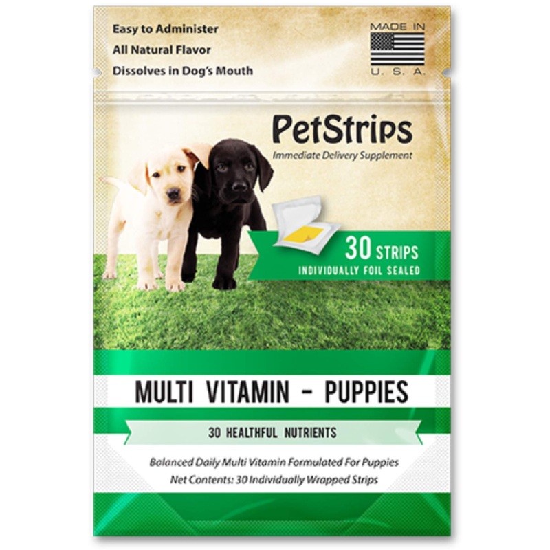 Multi Vitamin for Puppies 30 Fast-Acting Strips (21005)