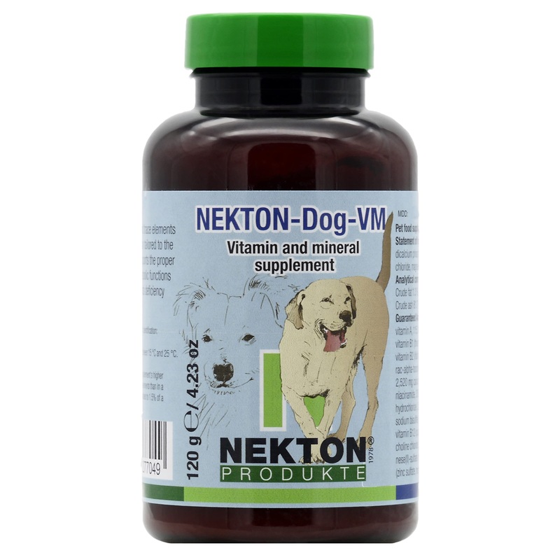 Nekton Dog-VM Canine Vitamin, Mineral, Trace Supplement, 120gm 120 gm/4.23 oz.