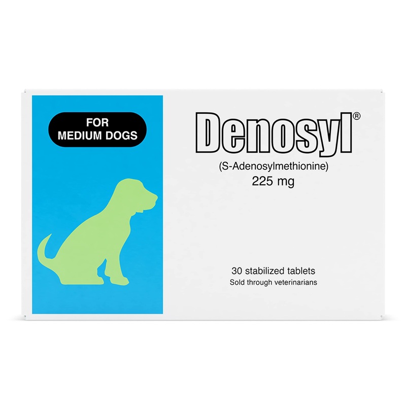 Nutramax Denosyl Liver and Brain Health Supplement for Medium Dogs – With S-Adenosylmethionine (SAMe), 30 Tablets Medium Dog (13-34 lbs)