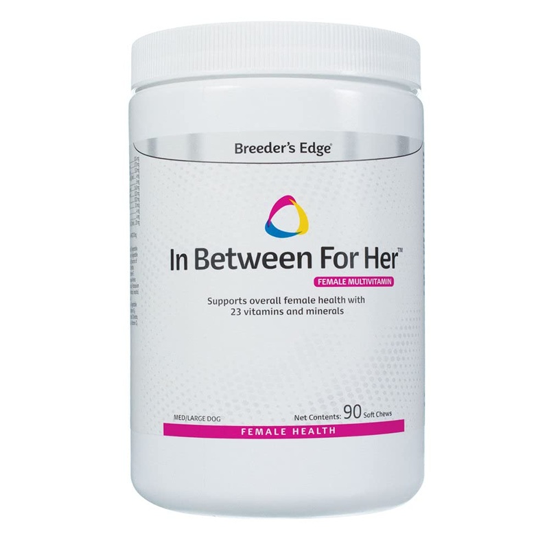 Revival Animal Health Breeder’s Edge in Between for Her, Female Multivitamin for Med/Lg Dog- 90 ct