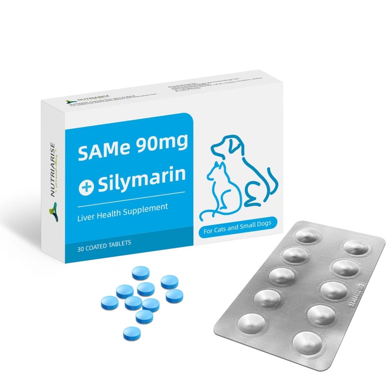Same for Dogs and Cats – S-Adenosyl-L-Methionine, Liver Supplements for Dogs and Cats – Brain Supplement for Dogs and Cats, Promotes Cognitive Support, Liver Support Supplement Small Dogs & Cats