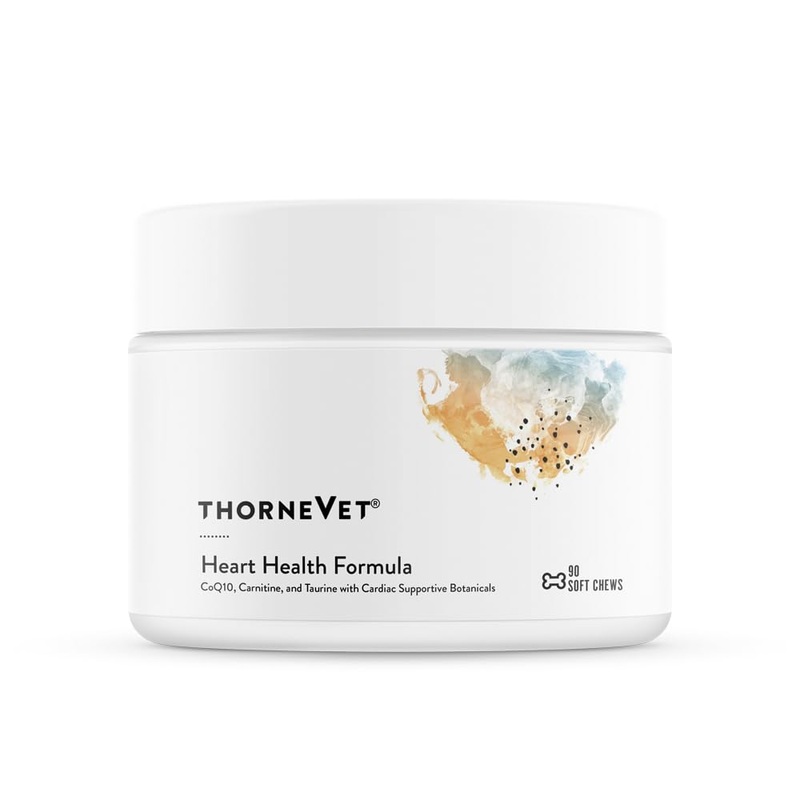 ThorneVET Heart Healthy Formula  Cardiovascular Support for Dogs & Cats, 90 Soft Chews