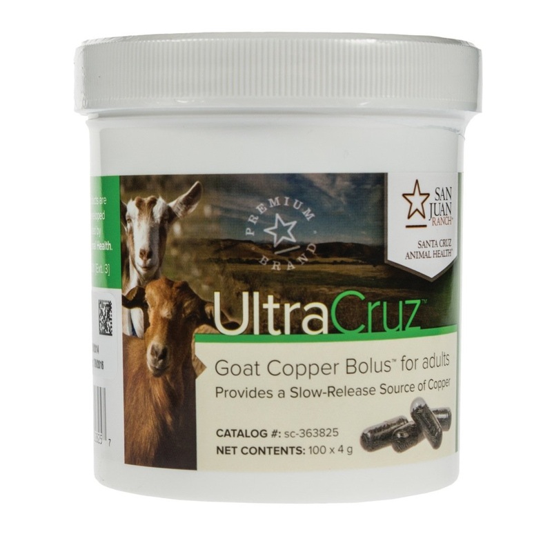UltraCruz – sc-363825 Goat Copper Bolus Supplement for Adult Goats, 100 Count X 4 Grams