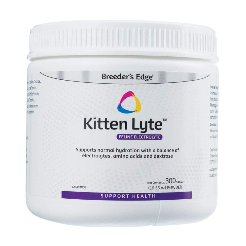 Breeder’s Edge Kitten Lyte- Feline Electrolyte Supplement for Cats and Kittens- 300 gm
