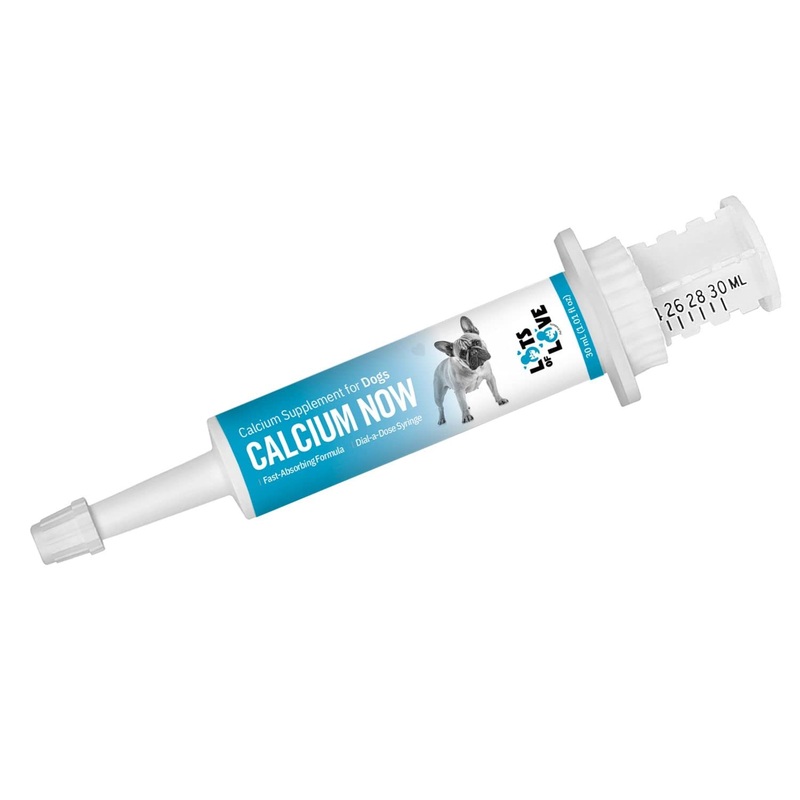 Calcium Now – Oral Calcium for Whelping Dogs (30 ml) – Dog & Cat Calcium Supplement Paste – Lots of Love Vanilla 30 ml