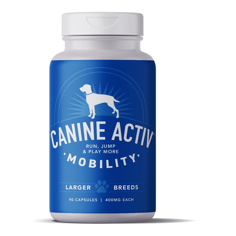 Dog Joint Pain Relief Activity-Induced Capsules, Dog Joint Supplement Large Breed, Hip and Joint Supplement, Dog Joint Pills for Fast Relief from Activity-Induced Pain – 90 Ct