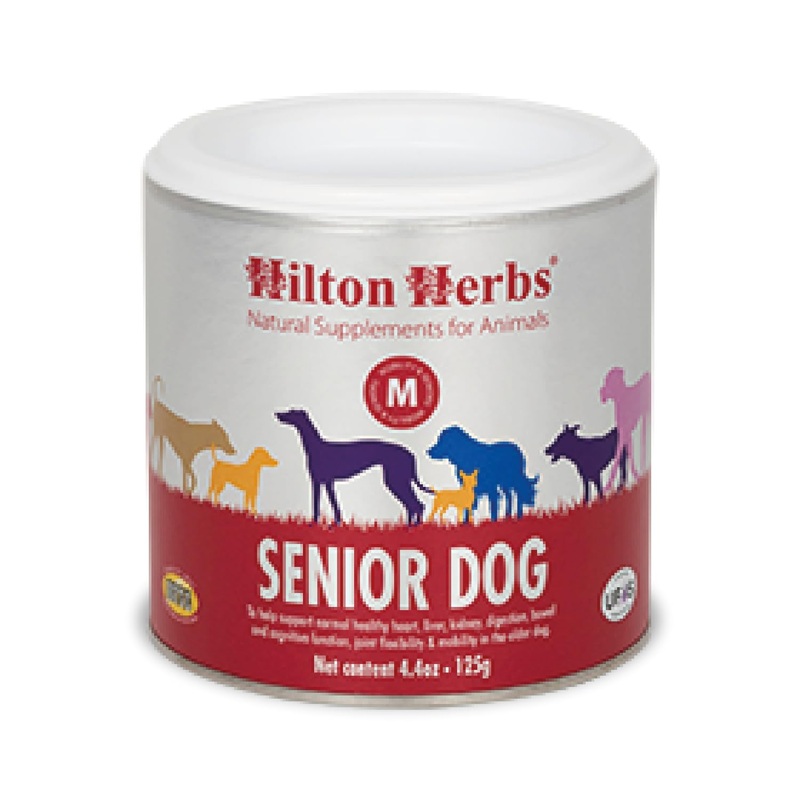 Hilton Herbs Senior Dog Optimum Health Supplement for Older Dogs, 4.4 oz Tub