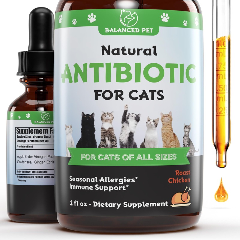 Natural Cat Antibiotic :: Antibiotics for Cats :: Cat Antibiotics :: Antibiotic for Cats :: Cat Antibiotics for UTI :: Cat UTI :: Cat UTI Treatment :: Cat UTI Antibiotics :: 1 fl oz :: Chicken Flavor