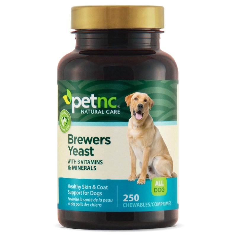 PetNC Natural Care Brewers Yeast Chewables for Dogs, 250 Count