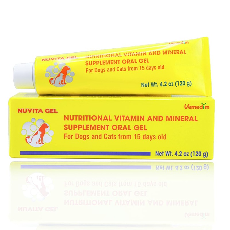 Premium Nutritional and Vitamin Gel for Dogs and Cats – Enhance Health, Boost Appetite, and Energize! Suitable for All Breeds and Life Stages – Multivitamin Gel 4.2 oz (120 g)