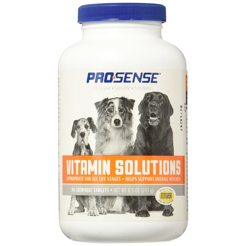 PROSENSE Vitamin Solutions 90 Count, Chewable Tablets for Dogs, Helps Support Overall Wellness 90-Count
