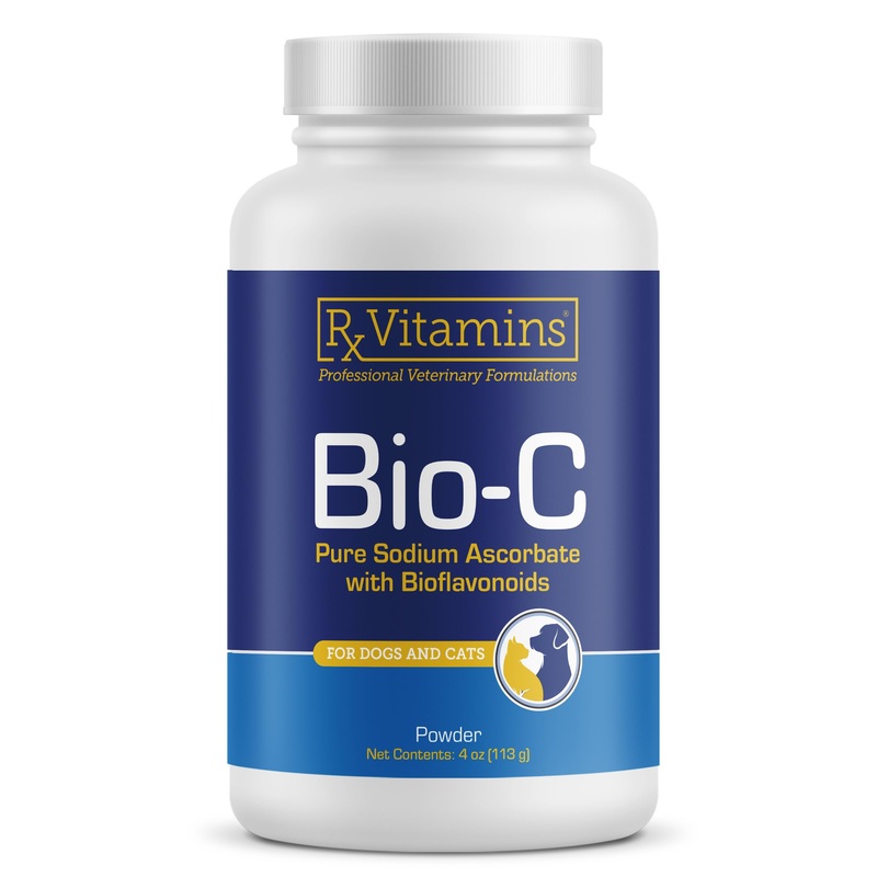 Rx Vitamins Bio-C – Vitamin C for Dogs and Cats – with Lemon Bioflavonoids for Dog Allergy Relief – Immune Support Supplement – Promotes Dogs Healthy Coat and Skin – Joint Supplement for Dogs – 4 oz