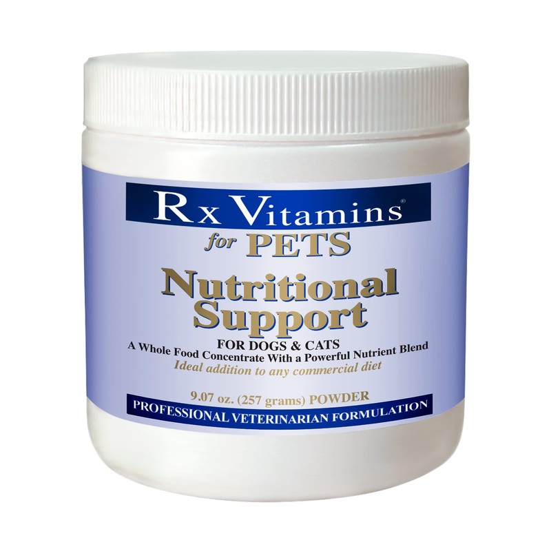 Rx Vitamins Nutritional Support for Dogs & Cats – Nutrient-Filled Food Supplement Powder – Veterinarian Formulated – 9.07 oz Powder Original Label