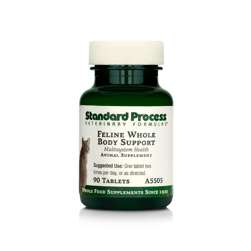 Standard Process Feline Whole Body Support – Nutritional Cat Supplement for Multisystem Support – Feline Daily Maintenance Supplement – 90 Tablets