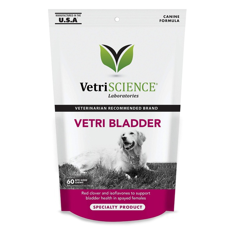 VetriScience Laboratories – Vetri Bladder Canine, Bladder Support for Dogs, 60 Bite Size Chews