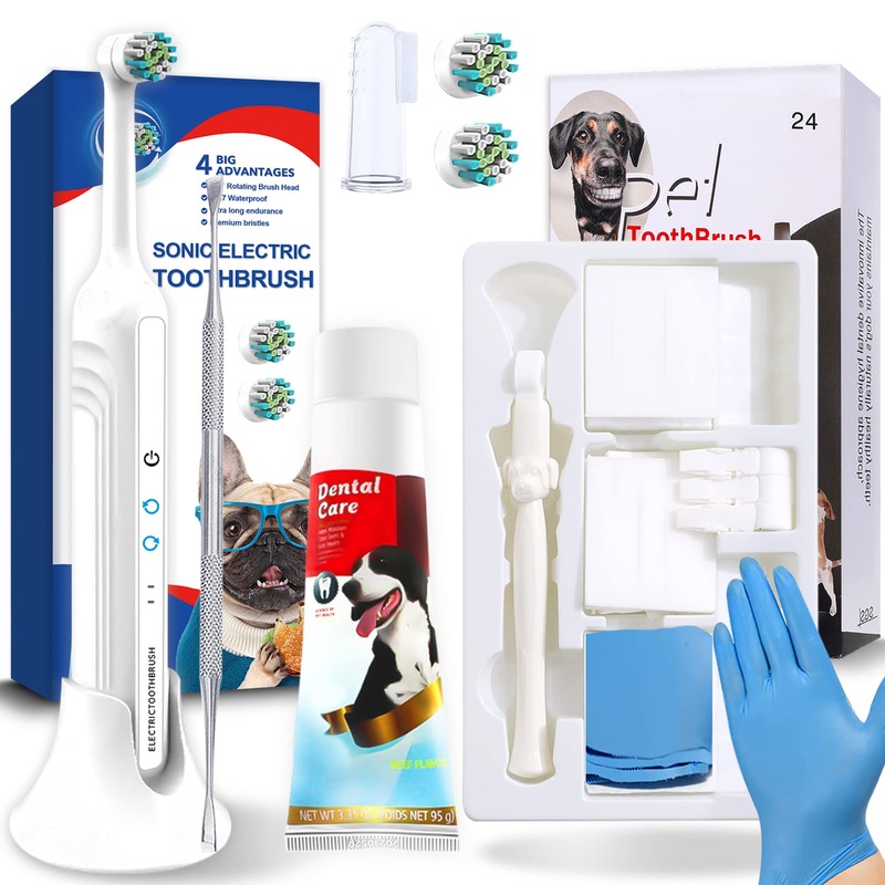 Ninibabie Dog Tooth Brushing kit +New Dog toobrush(24pcs)