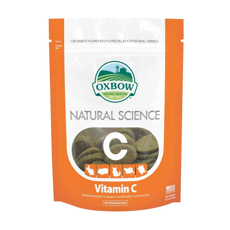 Oxbow Natural Science Vitamin C Supplement – Vitamin C for Guinea Pigs and Other Small Animals 4.2 oz