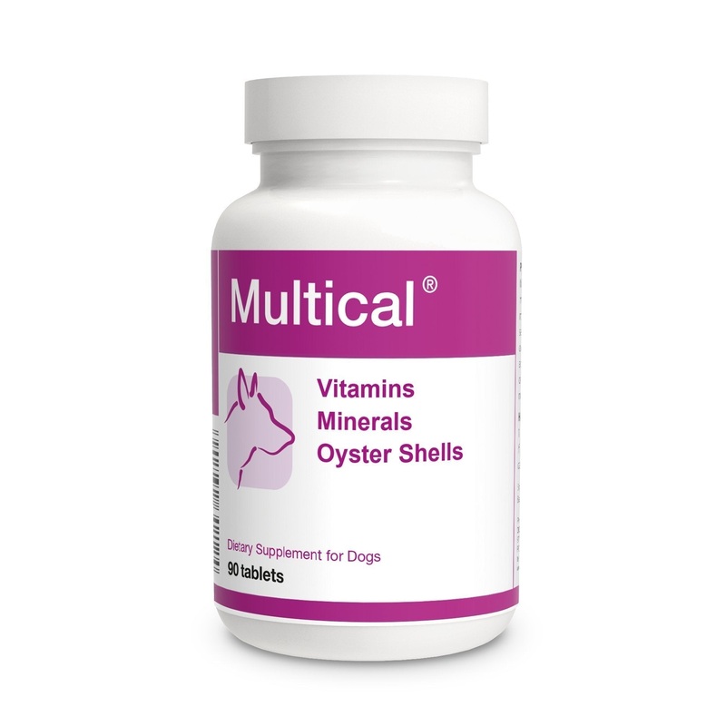 PETS Dolfos Multical 90 tablets Vitamins, Minerals from Oyster Shell for Dogs particularly pregnant and nursing dogs