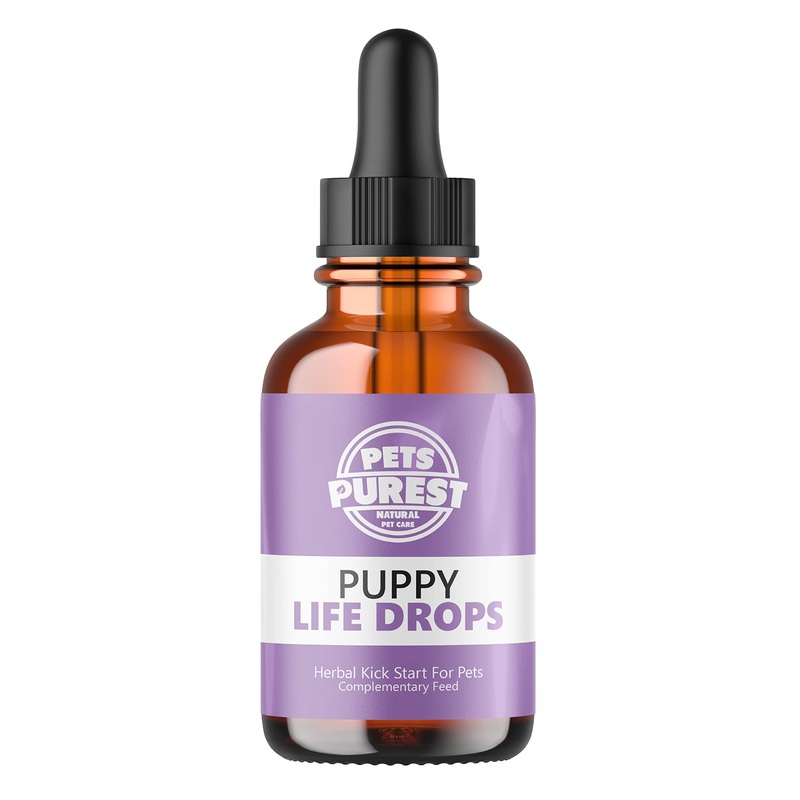 Pets Purest Life Drops for Puppies 10ml – 100% Natural Puppy Life Drops Stimulant for Healthy Gut, Energy Boost, Organ Aid Development, Stomach Soothing & Digestive Immune Support