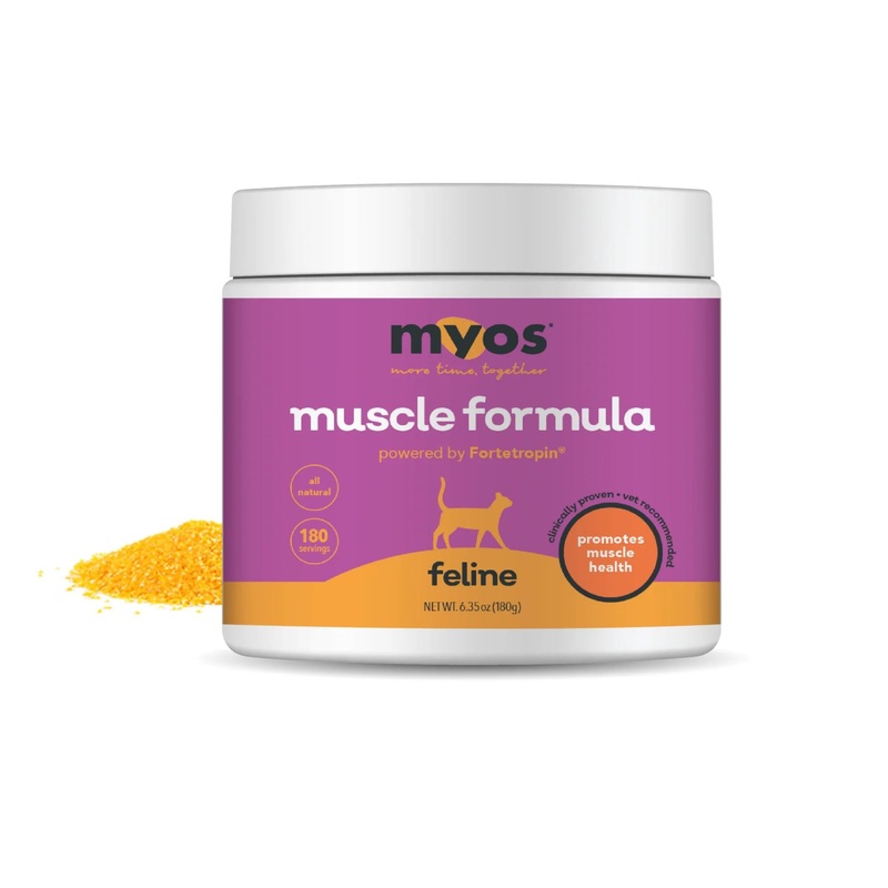 Powered by Fortetropin for Senior Cats – Aids Weight Gain, Muscle Growth & Mobility Support – Natural, Cat Nutritional Supplement – 180 Servings