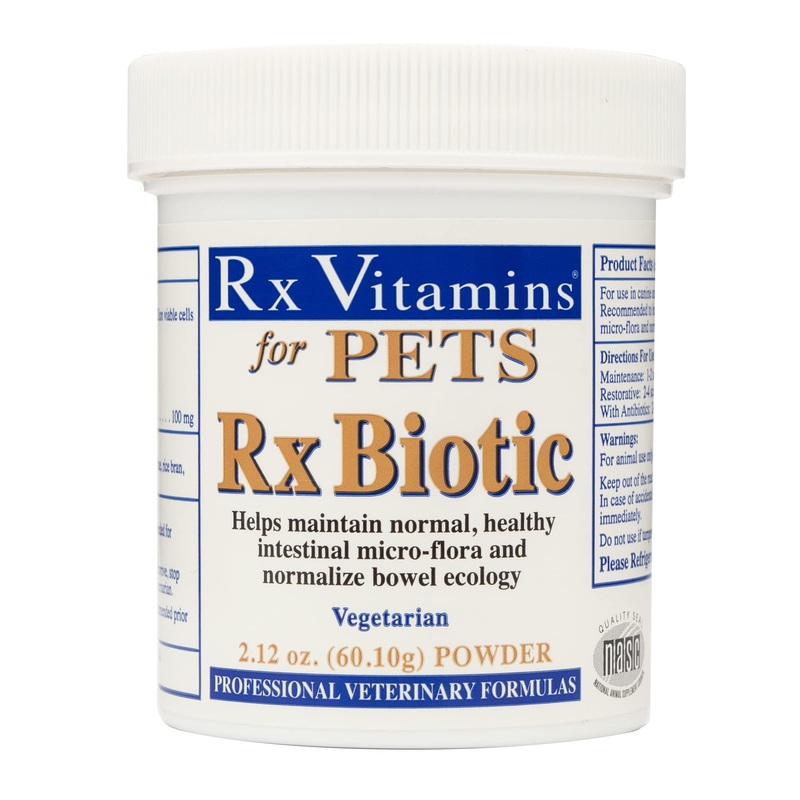Rx Biotic for Pets 2.12 oz Powder – Professional Veterinary Formulas – Hypoallergenic & Vegetarian Original Version