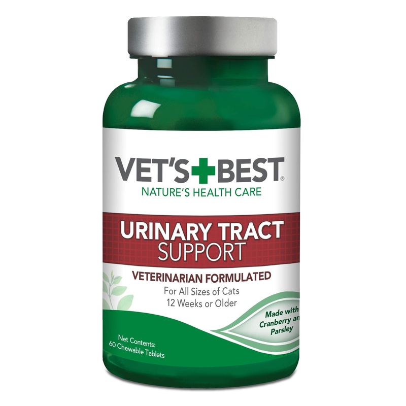 Vet’s Best Cat Urinary Tract Support Chewables | Supports A Healthy Urinary Tract in Cats | 60 Chewable Tablets